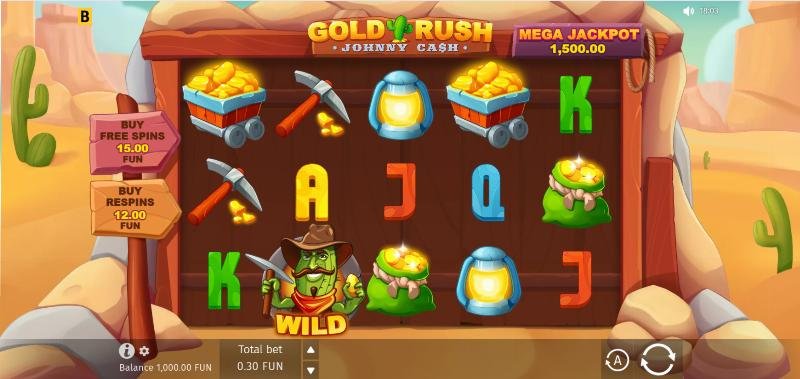 Gold Rush with Johnny Cash Login image